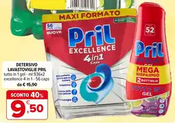 Iperal Detersivo lavastoviglie PRIL offerta