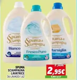 Orizzonte Spuma sciampagna lavatrice offerta