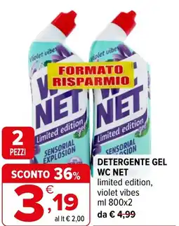 Iperal Detergente gel WC NET offerta