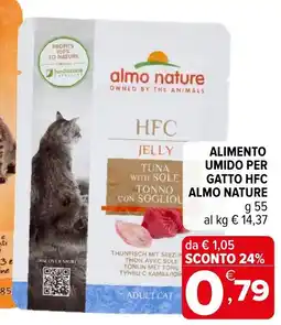 Iperal Alimento umido per gatto HFC ALMO NATURE offerta