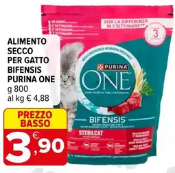 Iperal Alimento secco per gatto bifensis PURINA ONE offerta