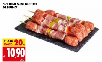 Tigros Spiedini Mini Rustici Di Suino offerta