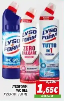 Orizzonte Lysoform wc gel offerta
