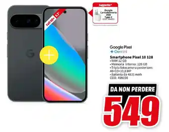 Google Pixel Gemini Smartphone Pixel 10 128