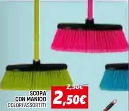 Orizzonte Scopa con manico offerta