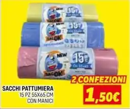 Orizzonte Sacchi pattumiera con manici offerta