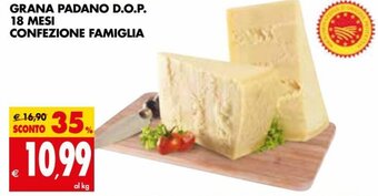 Tigros Grana Padano D.O.P. 18 Mesi Confezione Famiglia offerta