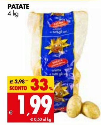 Tigros Patate 4 kg offerta