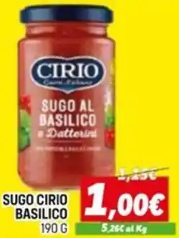 Orizzonte Sugo cirio basilico offerta