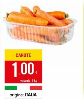 Tigros Carote Vassoio 1 kg offerta