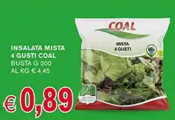 D'Italy Insalata mista 4 gusti COAL offerta