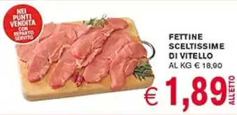 D'Italy Fettine sceltissime di vitello offerta