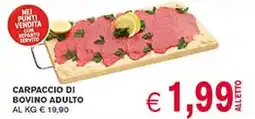 D'Italy Carpaccio di bovino adulto offerta