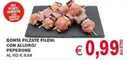 D'Italy Bontà filzate fileni con alloro/ peperone offerta
