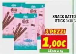 Orizzonte Snack gatto stick offerta