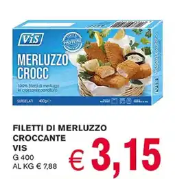 D'Italy Filetti di merluzzo croccante VIS offerta