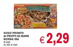 D'Italy Sugo pronto ai frutti di mare NONNA IDA offerta