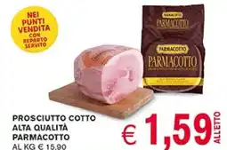 D'Italy Prosciutto cotto alta qualità PARMACOTTO offerta