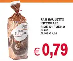 D'Italy Pan bauletto integrale FIOR DI FORNO offerta
