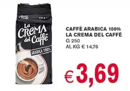 D'Italy Caffè arabica 100% LA CREMA DEL CAFFÈ offerta