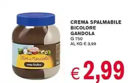 D'Italy Crema spalmabile bicolore GANDOLA offerta