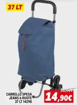 Orizzonte Carrello spesa jeans 6 ruote 14298 offerta