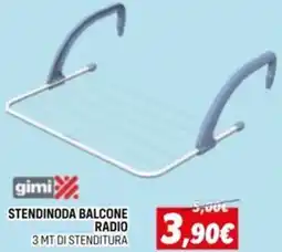 Orizzonte gimi Stendinoda balcone radio offerta