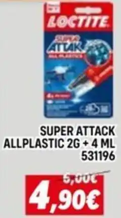 Orizzonte Super attack allplastic 2g+4 ml 531196 offerta