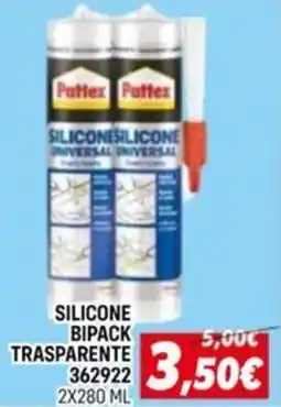 Orizzonte Silicone bipack trasparente 362922 offerta