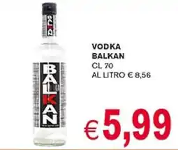 D'Italy Vodka BALKAN offerta