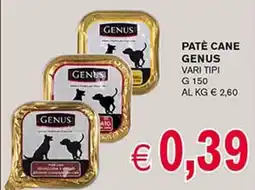 D'Italy Patè cane GENUS offerta