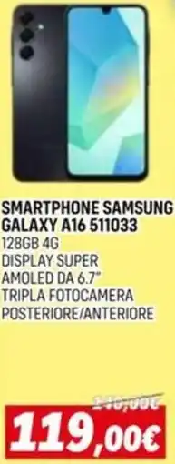 Orizzonte SMARTPHONE SAMSUNG GALAXY A16 511033 offerta