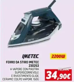 Orizzonte IMETEC FERRO DA STIRO IMETEC 230253 offerta