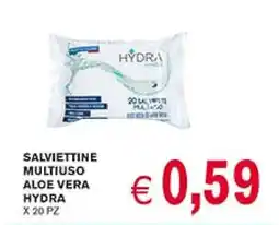 D'Italy Salviettine multiuso aloe vera HYDRA offerta