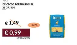 Prezzemolo e Vitale De cecco tortiglioni n. 23 offerta