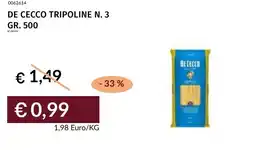 Prezzemolo e Vitale De cecco tripoline n. 3 offerta