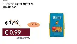 Prezzemolo e Vitale De cecco pasta mista n. 120 offerta