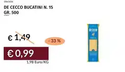 Prezzemolo e Vitale De cecco bucatini n. 15 offerta