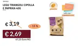 Prezzemolo e Vitale Legu triangoli cipolla e paprika offerta