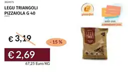 Prezzemolo e Vitale Legu triangoli pizzaiola offerta