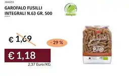 Prezzemolo e Vitale Garofalo fusilli integrali n.63 offerta