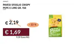 Prezzemolo e Vitale Pavesi sfoglie crispy pepe e lime offerta