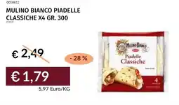 Prezzemolo e Vitale Mulino bianco piadelle classiche x4 offerta