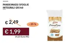 Prezzemolo e Vitale Pandeimassi sfoglie integrali offerta