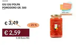 Prezzemolo e Vitale Giu giu polpa pomodoro offerta