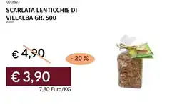 Prezzemolo e Vitale Scarlata lenticchie di villalba offerta