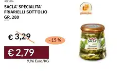 Prezzemolo e Vitale Sacla' specialita' friarielli sott'olio offerta