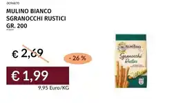 Prezzemolo e Vitale Mulino bianco sgranocchi rustici offerta