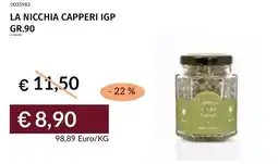 Prezzemolo e Vitale La nicchia capperi igp offerta