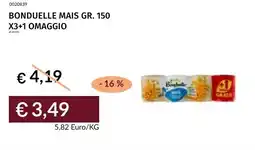 Prezzemolo e Vitale Bonduelle mais offerta